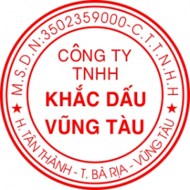 Khắc dấu tròn tại Vũng Tàu giá rẻ