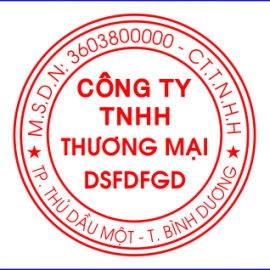Khắc dấu tròn Bình Dương